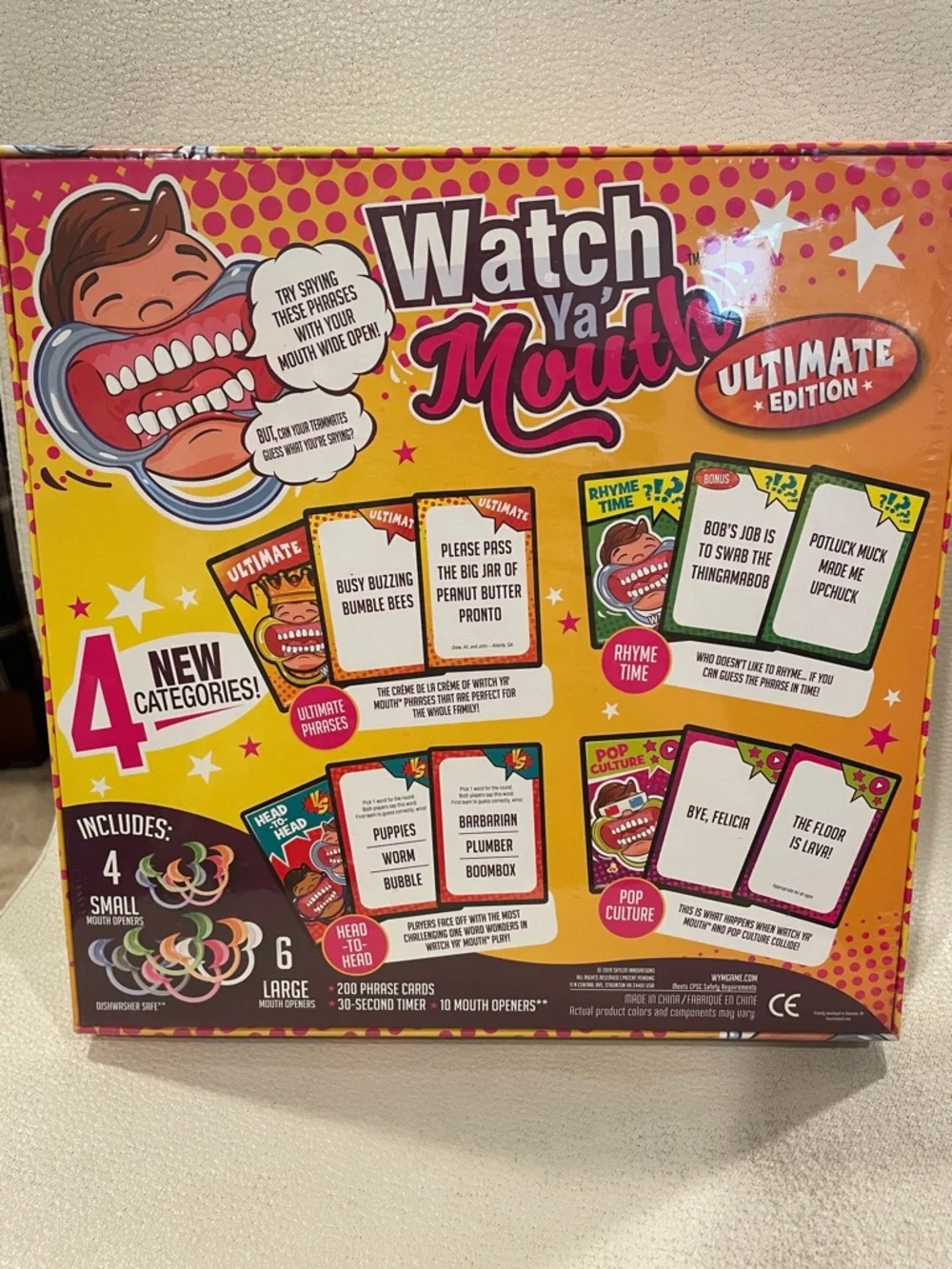 Watch Ya' Mouth Ultimate Edition Party Game - Sealed New Kids Teens Play Present